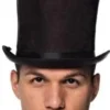 Creative Costuming LeatherLike Curved Bell Top Hat