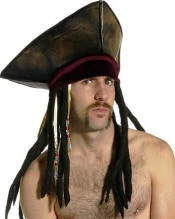 Creative Costuming Dreaded Pirate Hat Ahoy Me Hearties!