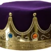 Creative Costuming Royalty King's Crown Deluxe Velvet W/Lining