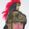 Creative Costuming Roman Helmet W/Red Feather Trim Armor & Weapons