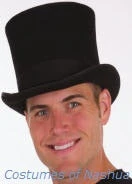 Creative Costuming Wool Felt Flared Top Hat