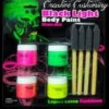 Creative Costuming Latex Liquid Black Light Body Paint Mini-Kit Makeup