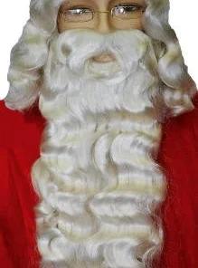 Morris Costumes Santa Or Father Christmas Jumbo Wig & Beard Set Wigs & Facial Hair