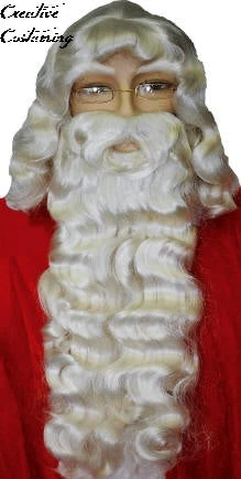 Morris Costumes Santa Or Father Christmas Jumbo Wig & Beard Set Wigs & Facial Hair