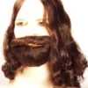 Creative Costuming John Lennon/George Harrison Style Wig Biblical Wig, Beard & Mustache Set Discount Version