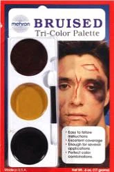 Creative Costuming Mehron Tri Color Bruised Makeup Palette