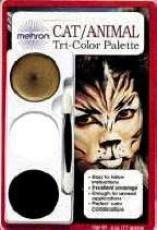 Creative Costuming Mehron Tri Color Cat/Animal/Tiger Makeup Palette