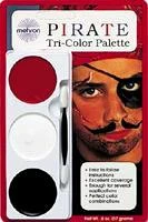 Creative Costuming Mehron Tri Color Pirate Makeup Palette