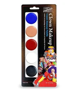 Creative Costuming Makeup 5 Color Clown Palette