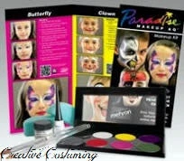 Creative Costuming Paradise Makeup AQ 8-Color Palette Face Painting Kit