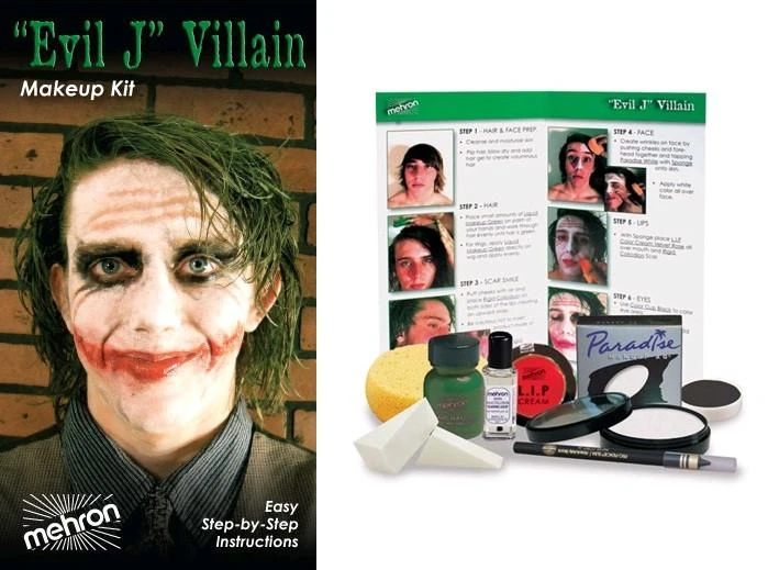 Creative Costuming Joker Makeup Kit / Evil J Villain