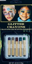Creative Costuming Glitter Makeup Crayon Assortment