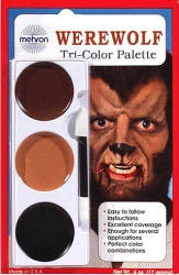 Creative Costuming Mehron Tri Color Werewolf Makeup Palette