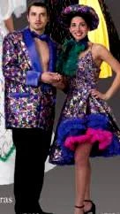 Tabi's Characters Mardi Gras Coat Costume (Left)