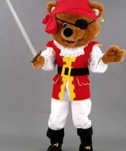 Creative Costuming Pirate Bear Mascot Costume Mascots