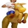 Creative Costuming Inflatable Riding On A Horse Illusion Costume