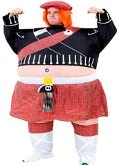 Creative Costuming Inflatable Scottish Highlander Illusion Costume