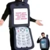 Creative Costuming Mascots Photo Flip Phone Costume