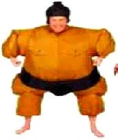 Creative Costuming Mascots Inflatable Sumo Wrestler Illusion Costume