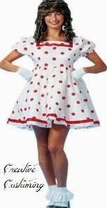 Creative Costuming Storybook Characters Shirley Dimples Polka Dot Dress