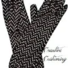 Creative Costuming Disco Dot Black Elbow Length Gloves