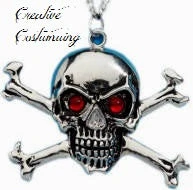 Creative Costuming Ahoy Me Hearties! Deluxe Skull & Bones Necklace