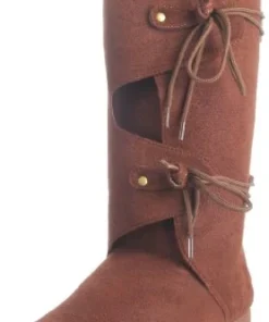 Creative Costuming Men's Renaissance, Medieval, Native American Indian Or Mountain Man Side Lace Boot