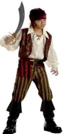 Creative Costuming Child Rogue Pirate Costume