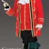 Creative Costuming Captain Hook Costume Red Captain Pirate