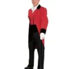 Creative Costuming Men's Costumes Red Double-Breasted Tailsuit Ringmaster Costume