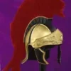 Creative Costuming Greco-Roman Helmet W/ Red Crest
