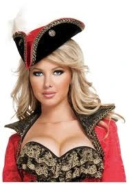 Creative Costuming Red Pirate Costume Women's Costumes