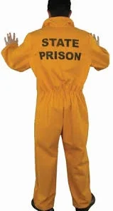 Creative Costuming Men's Costumes Prison Jumpsuit "State Prison"