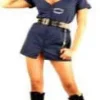 Creative Costuming Officer Naughty Police Woman Double Zip Dress Costume Women's Costumes
