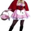 Creative Costuming Sexy Little Red Riding Hood Costume With Petticoat Underskirt Women's Costumes