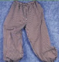Creative Costuming Pirate Pants - Striped Ahoy Me Hearties!