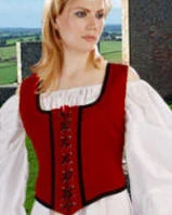 Creative Costuming Ahoy Me Hearties! Reversible Wench Bodice-Decorated