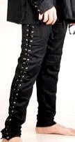 Creative Costuming Side Lace Up Pants For Renaissance, Medieval Or Pirate