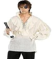 Creative Costuming Cotton Pirate Shirt Ahoy Me Hearties!