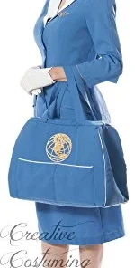 Tabi's Characters Pan Am Stewardess / Stewardess Flight Attendant Costume / Retro Vintage 1960's