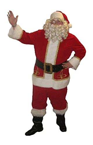Tabi's Characters Santa Suit / Santa Claus Costume / Deluxe Velvet