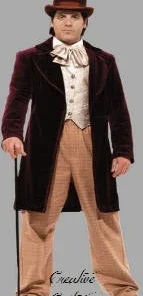 Creative Costuming Willy Wonka Costume / Candy Man / Sweet Guy Costume Men's Costumes