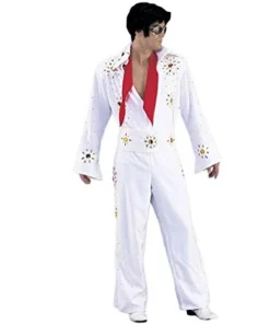 Creative Costuming ELVIS! Elvis Costume / Rhinestone Jumpsuit W/Cape & Belt / Superior Quality