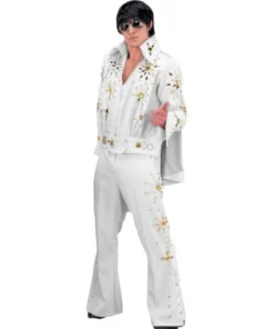 Creative Costuming Elvis Costume / 1970's Rock Star / Rhinestone 2 Piece Elvis W/Cape Costume ELVIS!