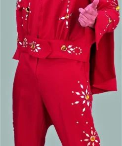 Creative Costuming Elvis Costume / 1970's Rock Star / Rhinestone 2 Piece Elvis W/Cape Costume ELVIS!