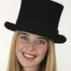 Creative Costuming Top Hat Crushable Wool Felt Flared