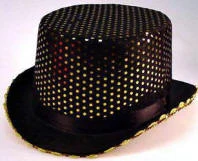 Creative Costuming Sequin Top Hat
