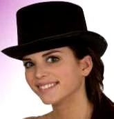 Creative Costuming Top Hats Silk Top Hat 5"- Permasilk