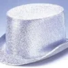 Creative Costuming Top Hats Glitter Top Hat 5" High Permaglitter