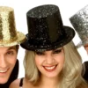 Creative Costuming Deluxe Glitter Top Hat